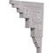 Ekena Millwork 9"W x 6 1/2"H x 1/2"D Austin Stair Bracket, Left SB09X06ER-L - alternate 3